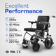 Alton Mobility Foldable and Lightweight Electric Wheelchair Kano Black (only 35lbs)